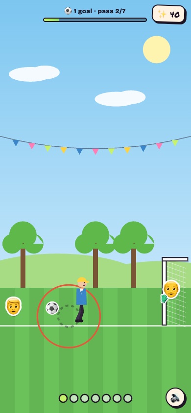 Example game screen: their people are the game