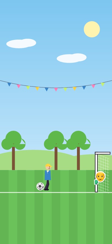 Start screen of the demo game