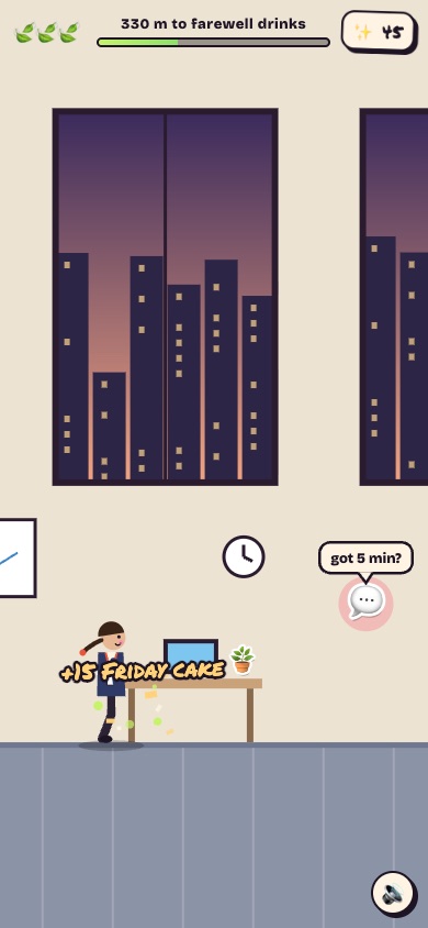 Example game screen: your in-jokes are the game